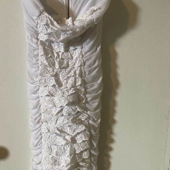 Guess White Party Dress Body Con - Picture 6 of 12